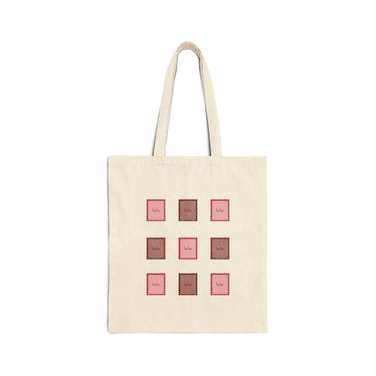 Cotton Canvas Mama Stamp Tote Bag
