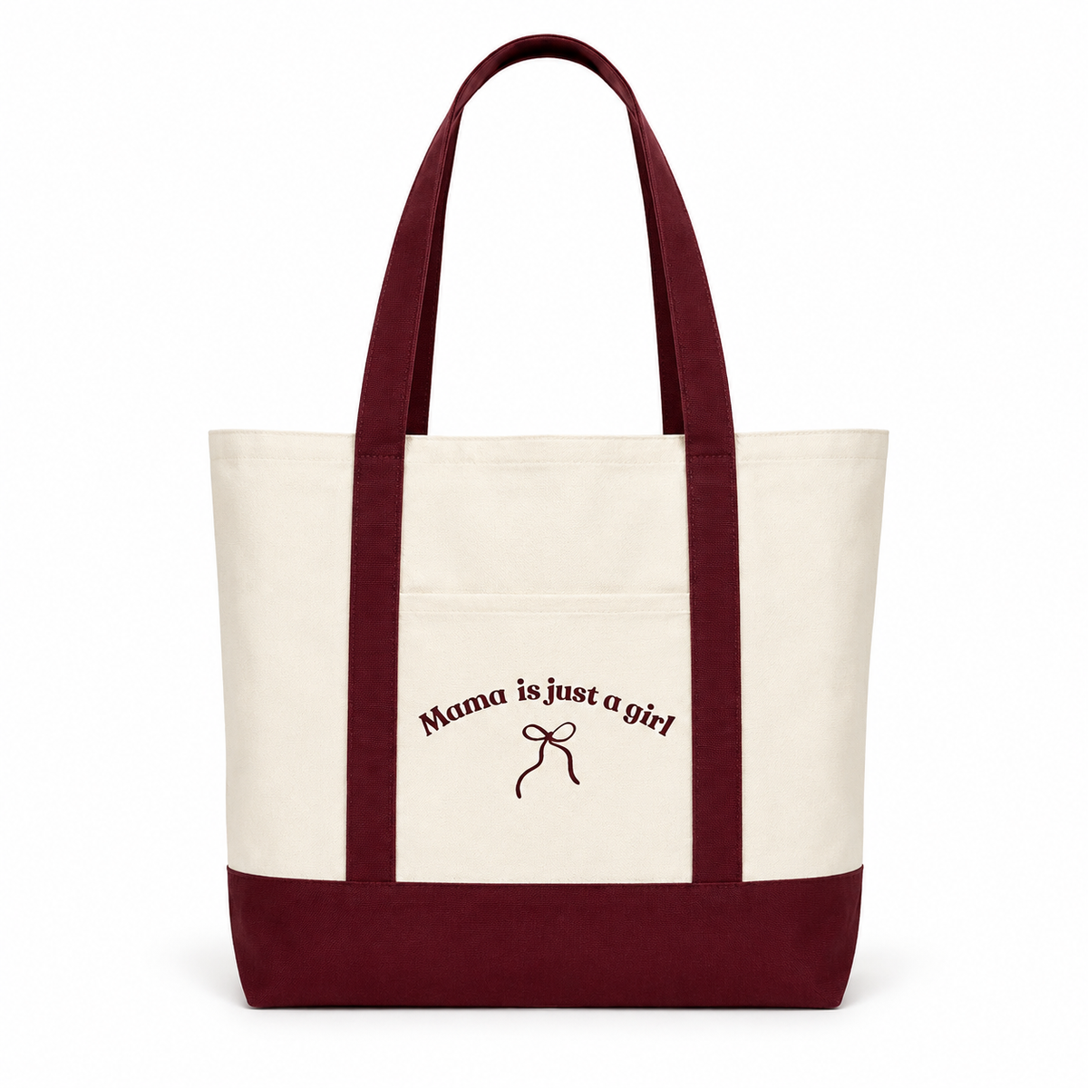 Mama is Just a Girl Tote Bag